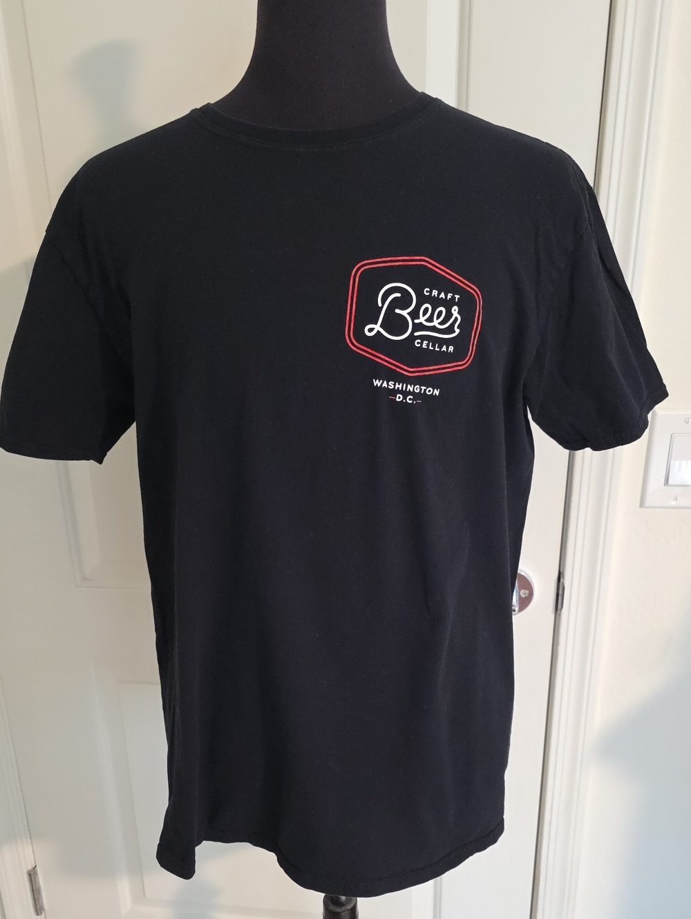 Craft Beer Cellar Washington D.C. Black Short-Sleeve Logo Tee
